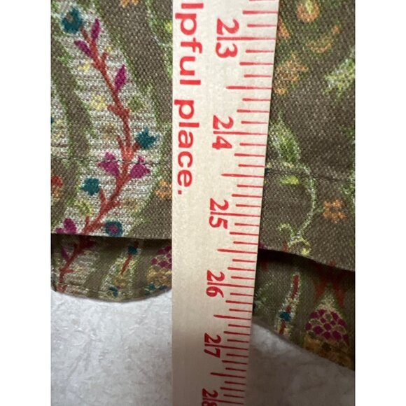 Liz Claiborne Woman Paisley Brown Jacket Blazer Career Women's Size 2X - Picture 5 of 11